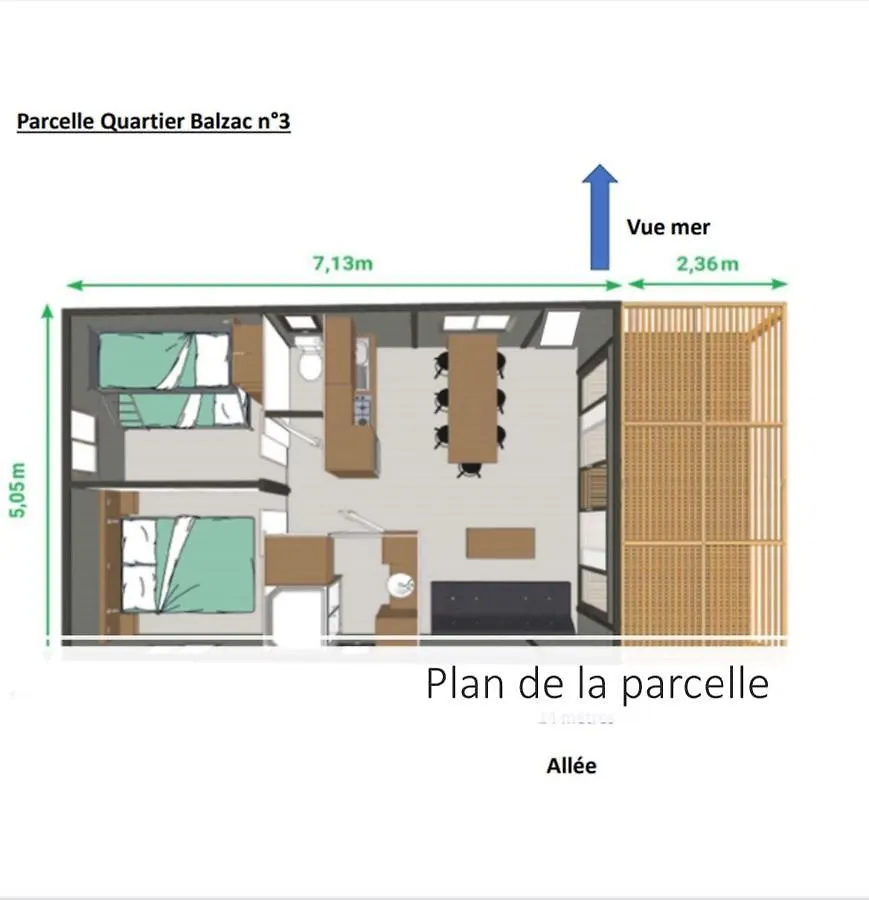 Mobil Home Chalet 35 M2 Camping L Ile D Or Saint-Raphael